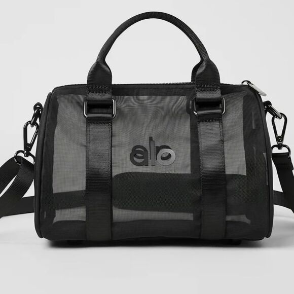 ALO Yoga Handbags - ALO Yoga Black Mesh  Bag Medium